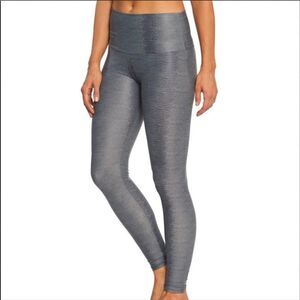 Onzie charcoal snakeskin print high rise leggings